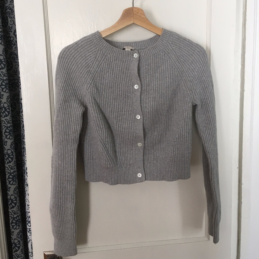 Cropped Button Up GAP Cardigan